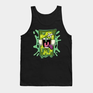 money zombie cartoon Tank Top